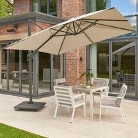 Royce Ambassador Smoke Grey Tilt Parasol Grey