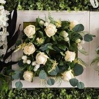 Traditional Wedding Wall Panel Green/Yellow