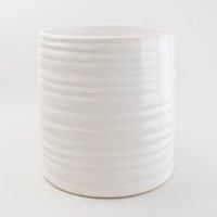 Churchgate Ceramic Ripple Plant Pot Brown