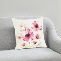 Poppy 43x43cm Cushion Pink MultiColoured