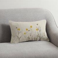 Meadow Bee Cushion MultiColoured