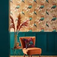 Mariba Wallpaper Yellow/Orange/Blue