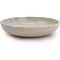 Hearts Grey Stoneware Pasta Bowl