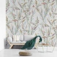 Country Grass Mural Pink/Green