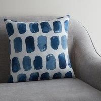 Ink Mark Making Cushion MultiColoured