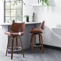 Remy Counter Height Bar Stool, Faux Leather