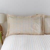 Elements Randig Oxford Pillowcase Natural