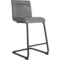 Felix Counter Height Cantilever Bar Stool, Faux Leather