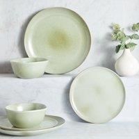 Amalfi 12 Piece Dinner Set Sage Green