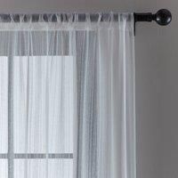 Emma Recycled White Slot Top Voile Panel White