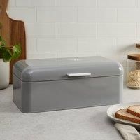 Retro Bread Bin Grey Grey