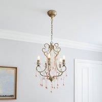 Adalet 5 Light Chandelier Gold