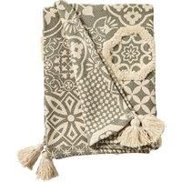 Purity Grey Tile Throw Blanket