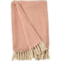 Jenson Herringbone Throw Blanket 130cm x 180cm