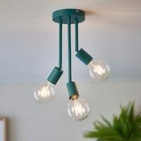 Koppla 3 Light Spotlight Teal (Green)
