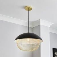 Emzo Black Ceiling Fitting 50cm Black