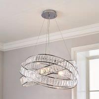 Lilia 3 Light Ceiling Fitting Chrome