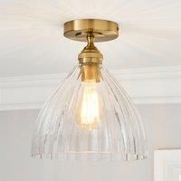 Churchgate Allexton Glass Flush Fitting Yellow