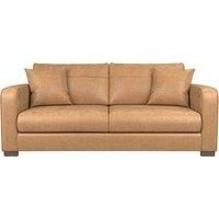 Carson Antique Faux Leather 3 Seater Sofa Brown