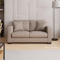 Carson Antique Faux Leather 2 Seater Sofa Brown