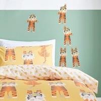 Rainforest Friends Tiger Wall Stickers Orange