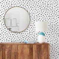 Nu Wall Self Adhesive Spot Mono Wallpaper White