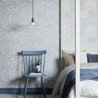 Dorma Daylesford Blue Wallpaper Blue