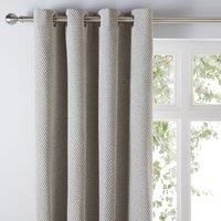 Hava Chenille Eyelet Curtains