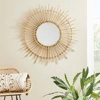 Rattan Wall Mirror 81cm Natural Natural