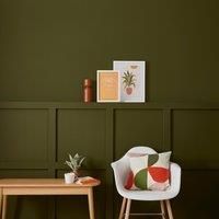 Dunelm Olive Matt Emulsion Paint Green