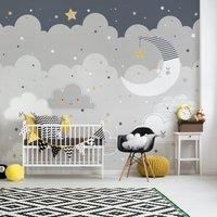 Floating Clouds Wall Mural