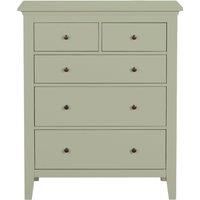 Lynton 5 Drawer Chest Green