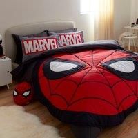 Spiderman Bedspread Red