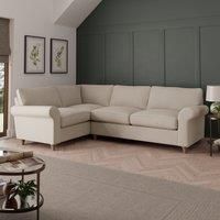 Rosa Soft Chenille Large Corner Sofa Sandstone
