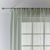 Aspen Sage Slot Top Single Voile Panel Sage