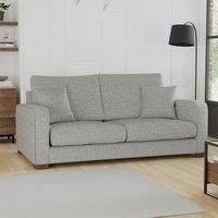 Carson Vivalife StainResistant Fabric 3 Seater Sofa Grey