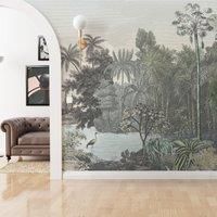 Vintage Tropical Multi Mural Green
