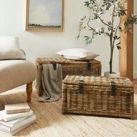 Set of 2 Churchgate Rattan Trunks
