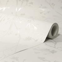 Ivory Sprig Wallpaper Natural