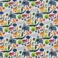 By the Metre Elements Scandi Jungle PVC Multi