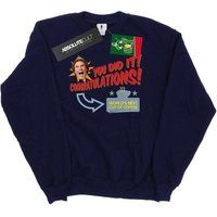 Elf  World apos;s Best Coffee  men's Sweatshirt in Blue
