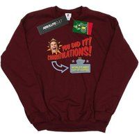 Elf  World apos;s Best Coffee  men's Sweatshirt in Multicolour