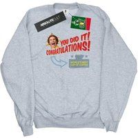 Elf  World apos;s Best Coffee  women's Sweatshirt in Grey