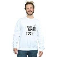 Looney Tunes Men's Bugs Bunny What's Up Doc Stripes Sweatshirt