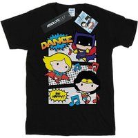 DC Comics Girls Chibi Super Friends Dance T-Shirt