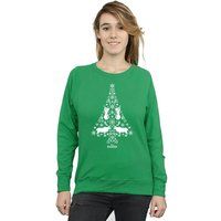 Disney Women's Frozen Christmas Tree Sweatshirt in Green | Size: XL