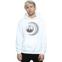 Harry Potter Men/'s Hogwarts Moon Hoodie White X-Large