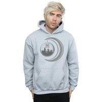 Harry Potter Men/'s Hogwarts Moon Hoodie Sport Grey Small