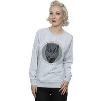 Black Panther Women's Made In Wakanda Sweatshirt in Grey | Size: Medium