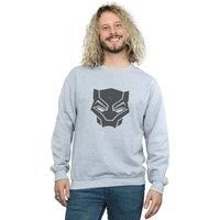 Marvel Men/'s Black Panther Black On Black Sweatshirt Sport Grey XXX-Large